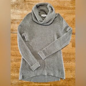 if it were me Textured Neutral Tan Cowl Neck Sweater